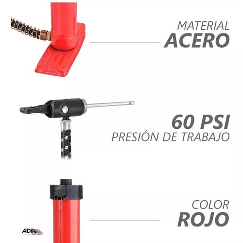 Bomba Para Inflar Manual De Aire Llantas Bicicleta Balón