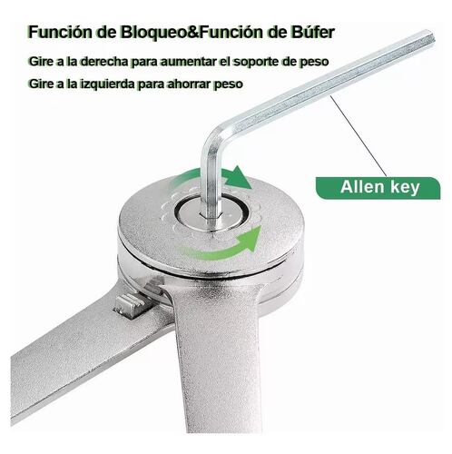 Brazo Elevable Para Puertas Alacenas Gabinetes Cocina Closet