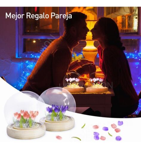 Lámpara Led De Noche, Romántica, De Tulipán, Para Armar color 03