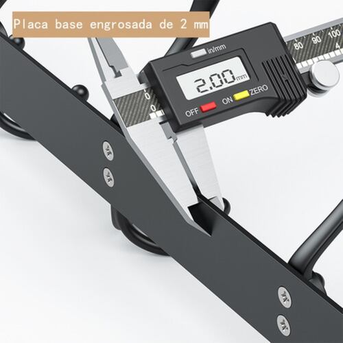 Ganchos Para Percheros Multifunción Montado En Pared 2 Pcs Negro