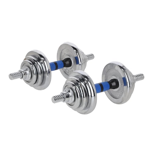 Kit mancuernas Pesas Barra 3 en 1 Multi Uso ajustable hasta 30 Kilos.