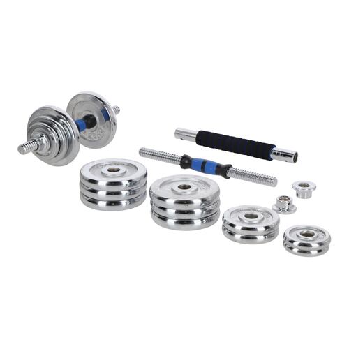 Kit mancuernas Pesas Barra 3 en 1 Multi Uso ajustable hasta 30 Kilos.