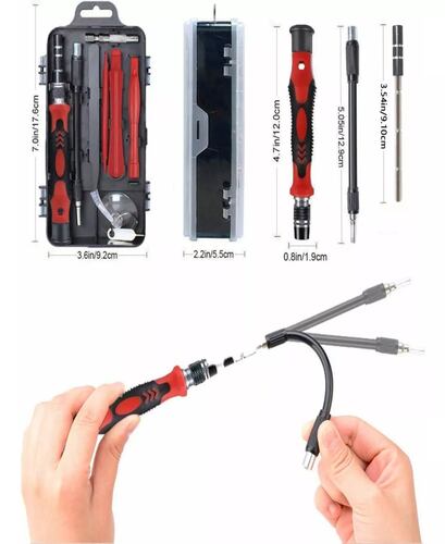 Kit De Desarmador Herramientas Reparo Precisión Pc 115 En 1.