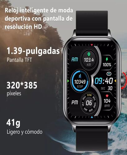 Reloj Inteligente Ku6 1.91'' Smartwatch Bluetooth Llamada
