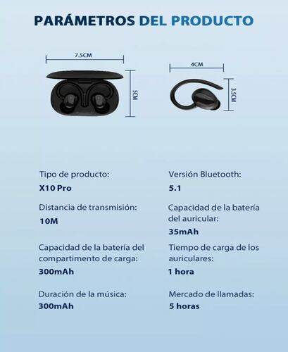 X10pro Audifonos Bluetooth Deportivos Audifonos In Ear.