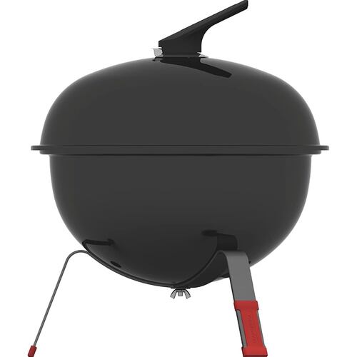 Asador A Carbón Portátil Tramontina Color Negro