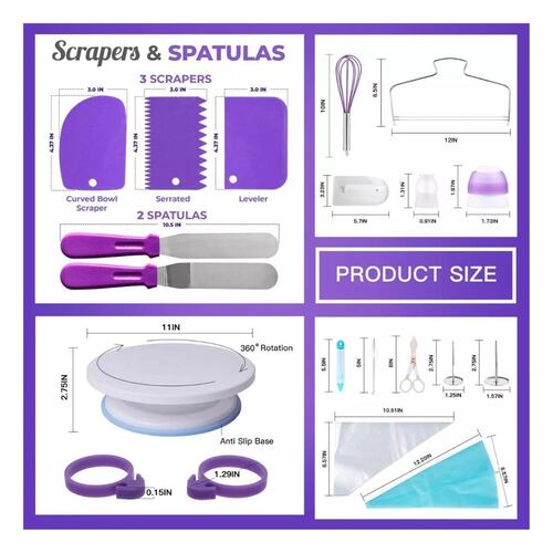 Kit De Picos/boquillas Para Decorar Pasteles, 237 Piezas