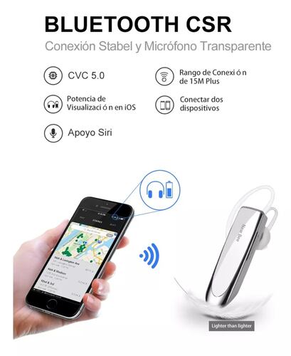 Audífonos Monoaurales Bluetooth New Bee De Manos Libres