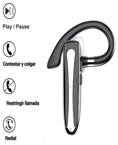 Micrófono Bluetooth Manos Libres Auriculares Intrauditivos.