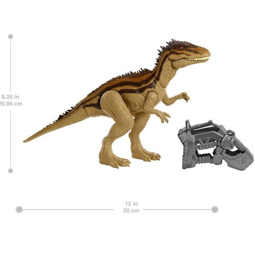 Carcharodontosaurus Mordida Masiva Jurassic World Figura de Accion Mattel