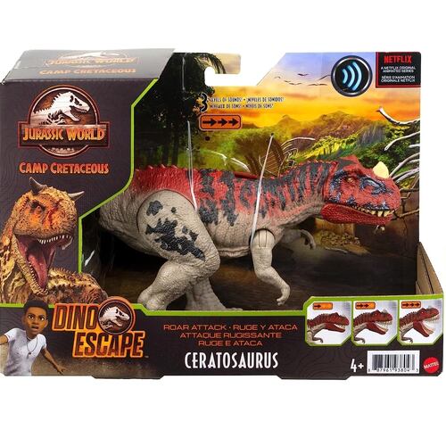 Ceratosaurus Jurassic World Ruge y Ataca Figura de Accion Jurassic Park