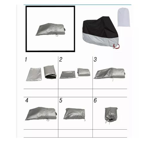Funda Impermeable Para Motocicleta, Protectora De Polvo XXL