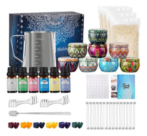 Kit Fabricación Velas Aromáticas De Bricolaje Diy