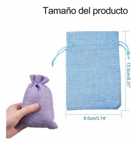 30 Bolsas Costales Yute Con Cordón Dulceros Regalo Recuerdo Colores 