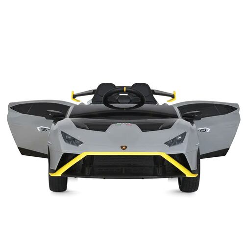 Carro Montable Electrico 12 V Lamborghini Huracan STO Gris Plateado