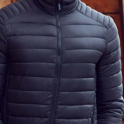 Chamarra capitonada para hombre, color negro, marca Next & Co, mod. 178076