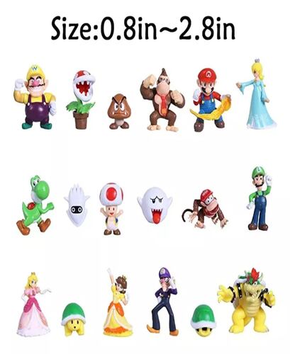 Super Mario Bros, Luigi, Yoshi, 18 Piezas
