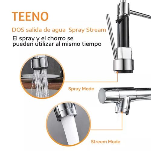 Grifo mezclador de cocina Chef