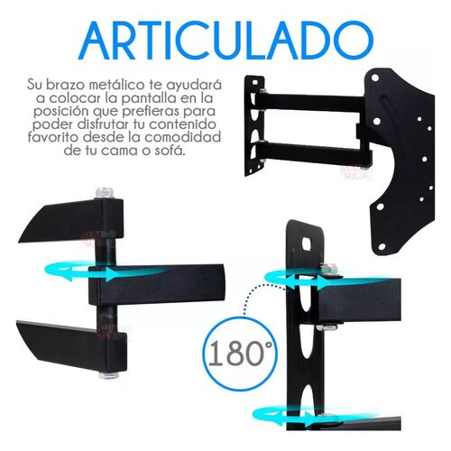 Soporte Ele-Gate HOLD.32 de pared para TV/Monitor de 14" a 42" negro