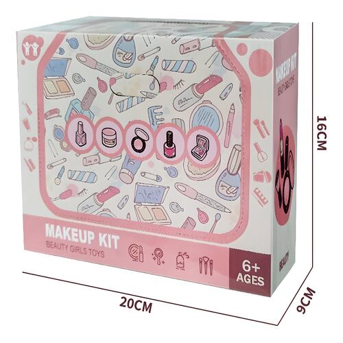 Niñas Juego De Maquillaje Real Lavable Con Bolsa Maquillaje