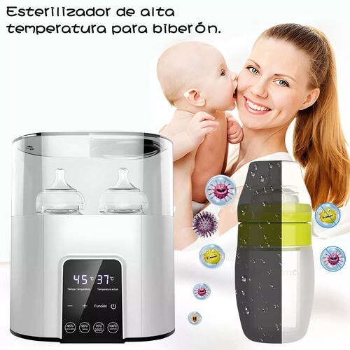Calienta biberones para bebe y estirilizador 4 en 1
