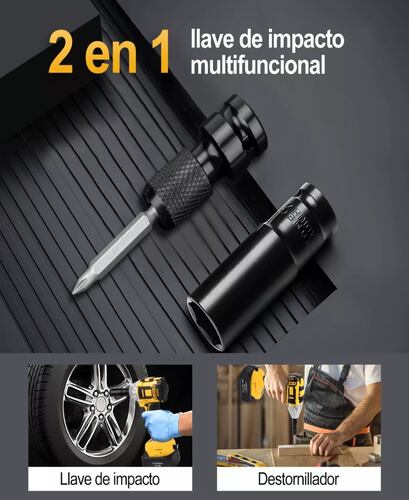 Kit Pistola Impacto Llave Inalámbrica Batería 4.0ah 520n.m