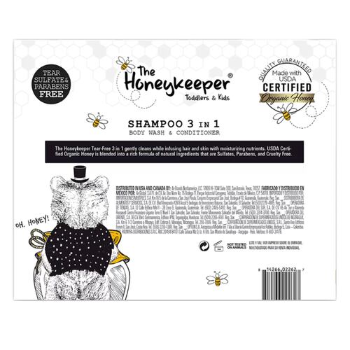 The Honeykeeper Shampoo 3 en 1 con miel 3 pzas de 700 ml