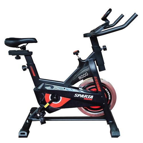 Bicicleta Fija Spinning Rueda 8kg Sparta Fitness Spin1