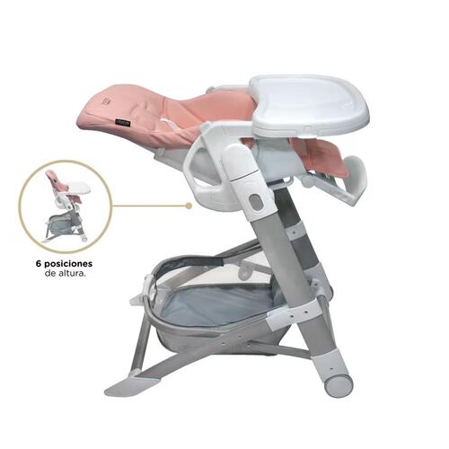 Silla Alta Periquera Infanti Meal-I Rosa.