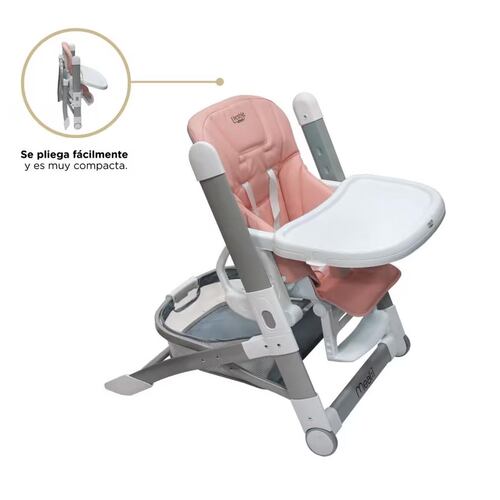 Silla Alta Periquera Infanti Meal-I Rosa.