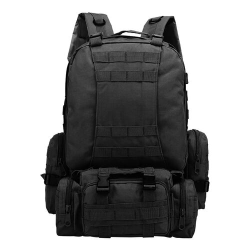 Mochila Táctica 4 en 1 impermeable Negra