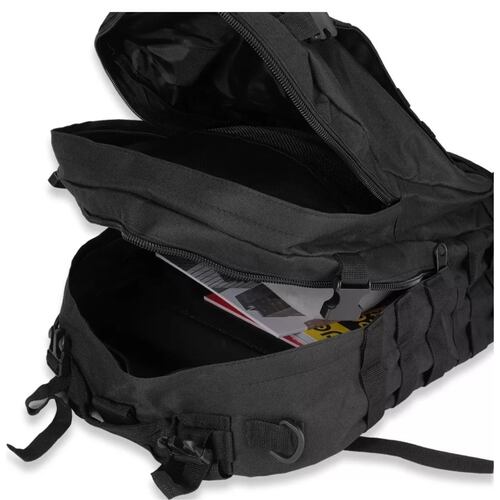 Mochila Táctica 4 en 1 impermeable Negra
