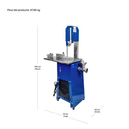 Sierra Cinta Cortadora Hueso + Molino Triturador Carne 3/4hp