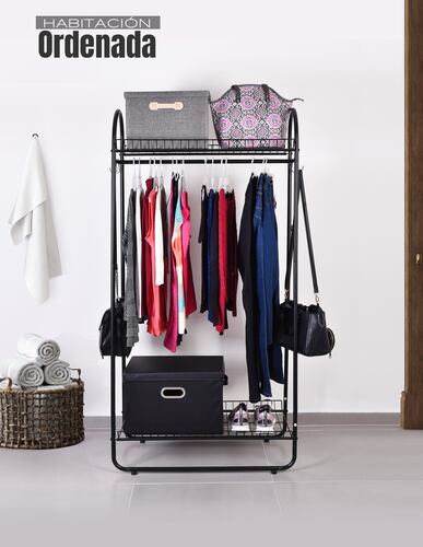 AGBOX Rack Organizador Closet Para Ropa Y Calzado De Hierro ABOX-107