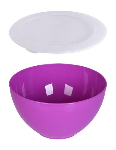 AGBOX Set De 5 Bowls De Plástico Con Tapa ABOX-201.