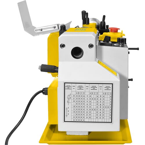 Mini Torno Metal 46 Pz Torneado Acero 550w 2500rpm 9 Buriles