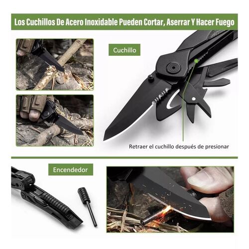 Pinzas Acero Inoxidable Camping