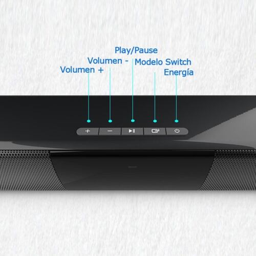 Barra De Sonido Eleoption Bs-28b Bocina Bluetooth Recargable Negro