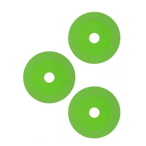 Disco De Corte Diamantado Para Vidrio/cerámicos/piedra 3 Pzs Verde