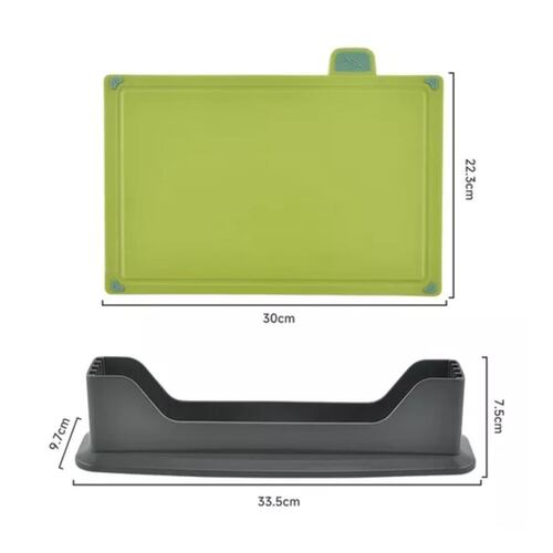 Tabla Para Picar Gruesas De Cocina con Base, 4 Piezas De Colores