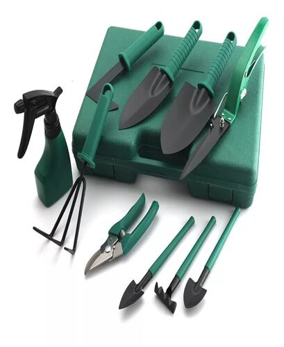 Juego De Herramientas De Jardinería, 10 Piezas