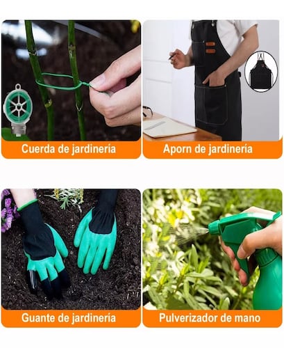Juego De Herramientas De Jardín Kit Manual Jardinería 11pzs.
