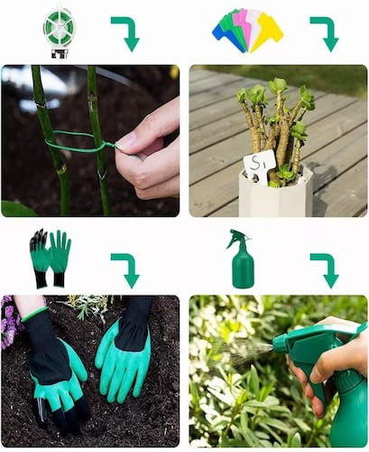 Juego De Herramientas Para Plantar Jardines De 83 Piezas.