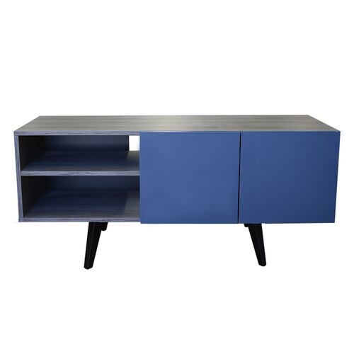  Mueble para TV de 50" Suecia  Practico y Moderno Hogare  Gris Azul