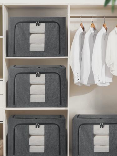 AGBOX Set De 2 Cajas Flexibles Para Almacenar BLA02G.