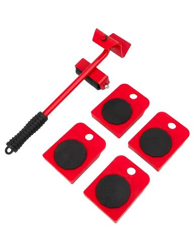 AGBOX Kit De Palanca Para Muebles Con Ruedas 2x1 Soporta Hasta 150 Kg..