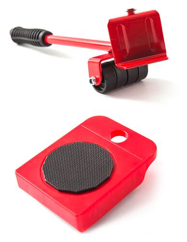 AGBOX Kit De Palanca Para Muebles Con Ruedas 2x1 Soporta Hasta 150 Kg..