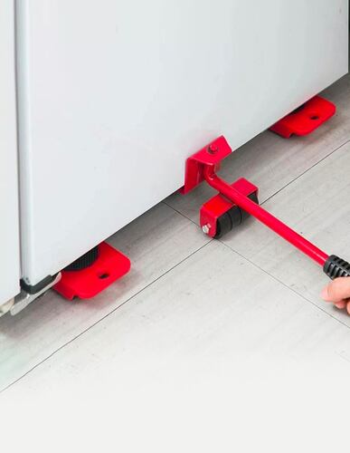 AGBOX Kit De Palanca Para Muebles Con Ruedas 2x1 Soporta Hasta 150 Kg..