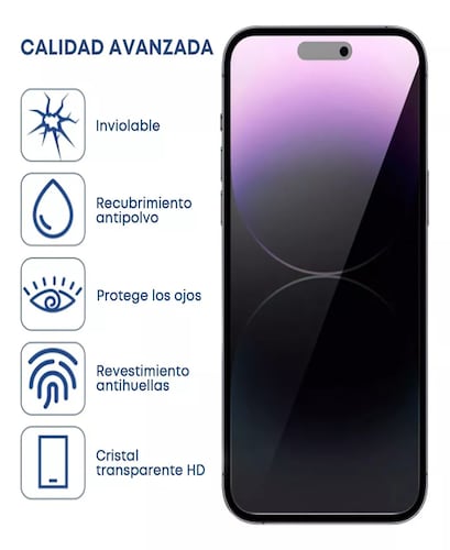 2 Piezas Mica Cristal Templado 9d Para iPhone Marcas Agregar a favoritos 4.5 Calificación 4.5 de 5 (2216).