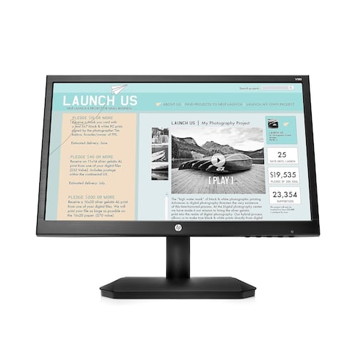 Monitor HP V190 - 18.5"- 1366 X 768 - VGA - LED- Equipo Clase A, Nuevo..